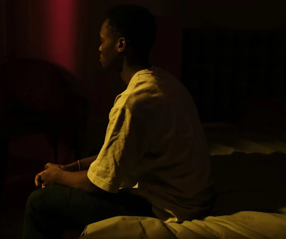 Man struggling with Insomnia