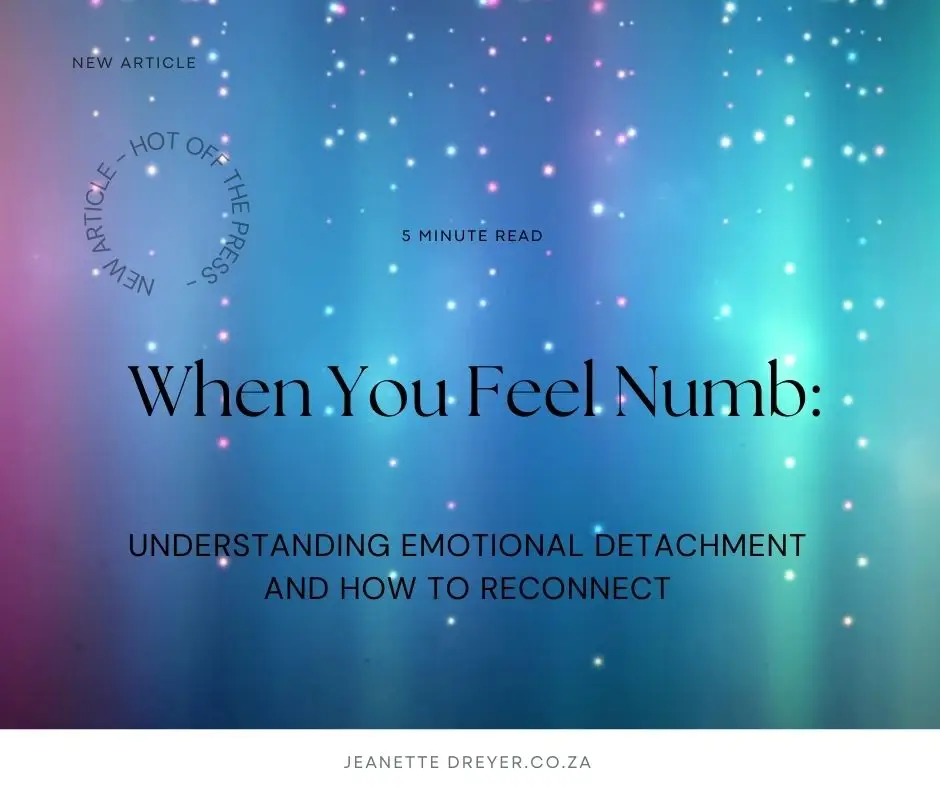 When You Feel Numb Understanding Emotional Detachment and How to Reconnect